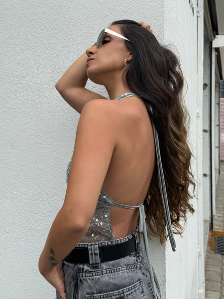 TOP LENTEJUELAS MINI