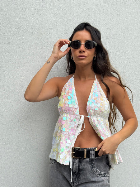 TOP GRECIA LENTEJUELAS