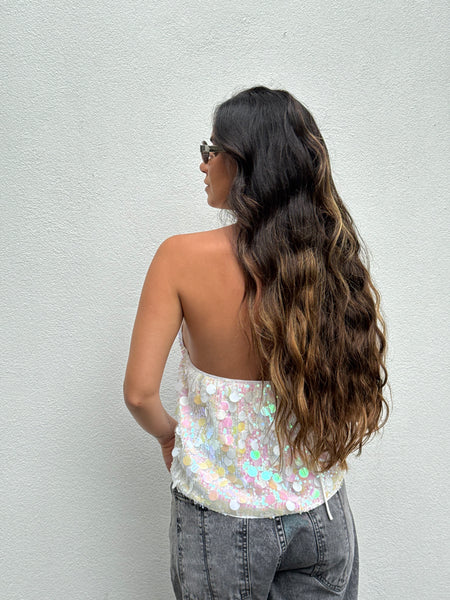 TOP GRECIA LENTEJUELAS