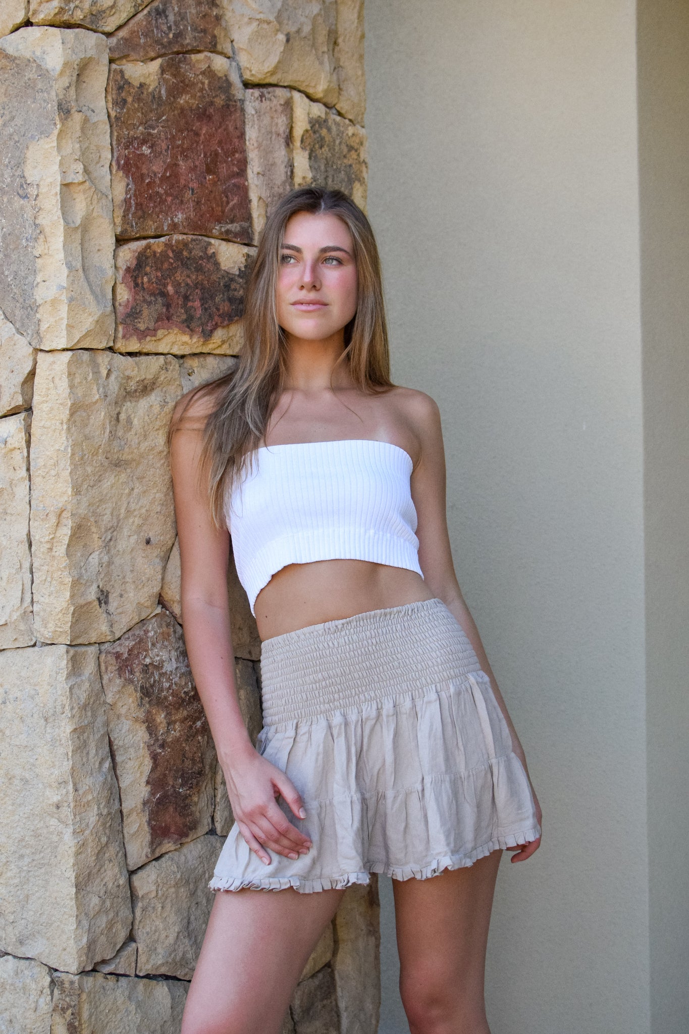 STRAPLESS BLANCO